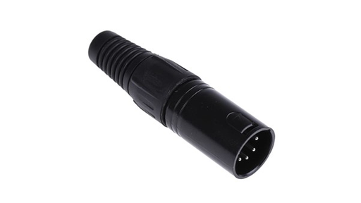 [MSSB-122881] RS PRO Cable Mount XLR Connector, Male, 250 V ac, 5 Way, Silver Plating