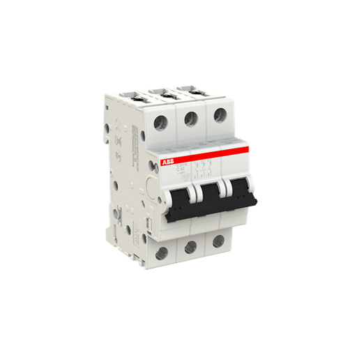 [MSSB-124181] ABB System Pro M Compact S200 MCB, 3P Poles, 40A Curve D, 440V AC, 6 kA Breaking Capacity, MCB